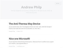 Tablet Screenshot of andrewphilp.com